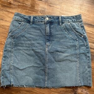 Denim Mini Skirt